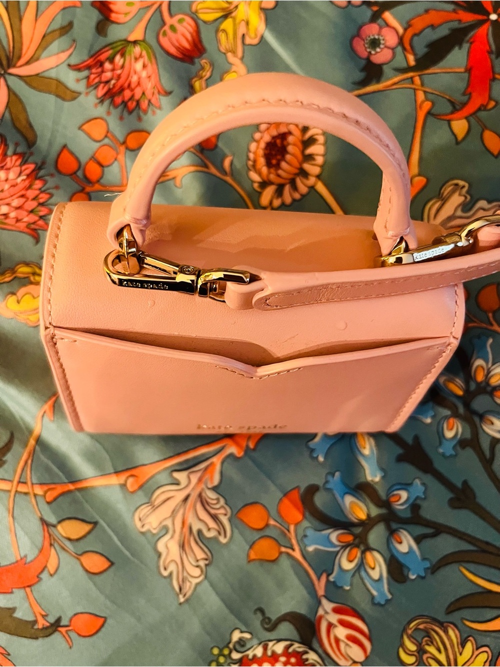 kate spade light pink mini crossbody with jeweled buckle - Picture 5 of 9